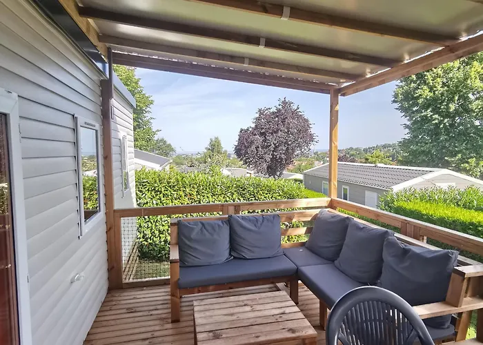Houlgate- 216 - Mobilhome Premium 6 Personnes 5 Etoiles - Sejour Normandie - Paris Eure Gestion Ferienpark Houlgate